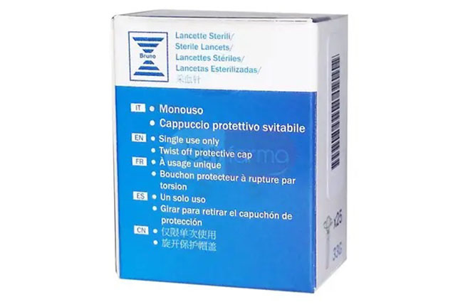 LANCETTE PUNGIDITO BRUNO 25 PEZZI - Angeli Pharm