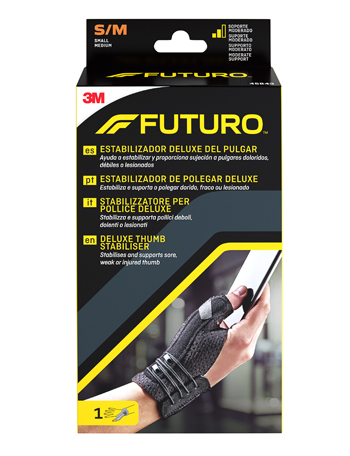 STABILIZZATORE PER POLLICE FUTURO NERO LARGE/EXTRA LARGE 1 PEZZO - Angeli Pharm