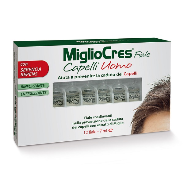 MIGLIOCRES FIALE CAPELLI UOMO 12 FIALE - Angeli Pharm