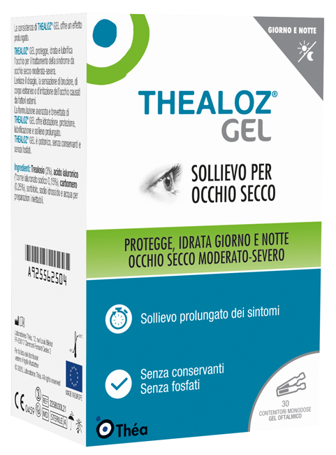 THEALOZ GEL OFTALMICO 30 CONTENITORI MONODOSE 0,4 G - Angeli Pharm