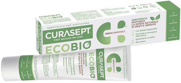 CURASEPT PHARMADENT ECOBIO DENTIFRICIO 75 ML - Angeli Pharm
