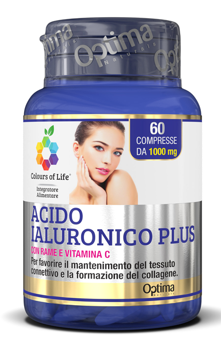 COLOURS OF LIFE ACIDO IALURONICO PLUS 60 COMPRESSE 1000 MG - Angeli Pharm