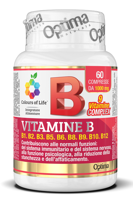 COLOURS OF LIFE VITAMINE B COMPLEX 60 COMPRESSE 1000 MG - Angeli Pharm