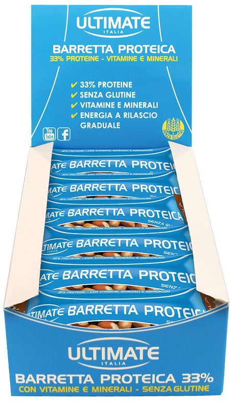 ULTIMATE BARRETTA PROTEICA NOCCIOLA 24 PEZZI - Angeli Pharm