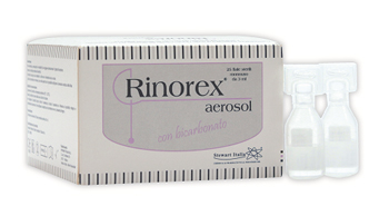 FIALA PER AEROSOL RINOREX BICARBONATO 25 FIALE 3 ML - Angeli Pharm