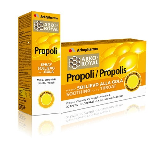 PACK GOLA PROPOLI COMPOSTO DA SPRAY 30 ML + PASTIGLIE 24 G - Angeli Pharm