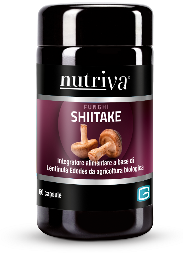 NUTRIVA SHIITAKE BIO 60 CAPSULE - Angeli Pharm