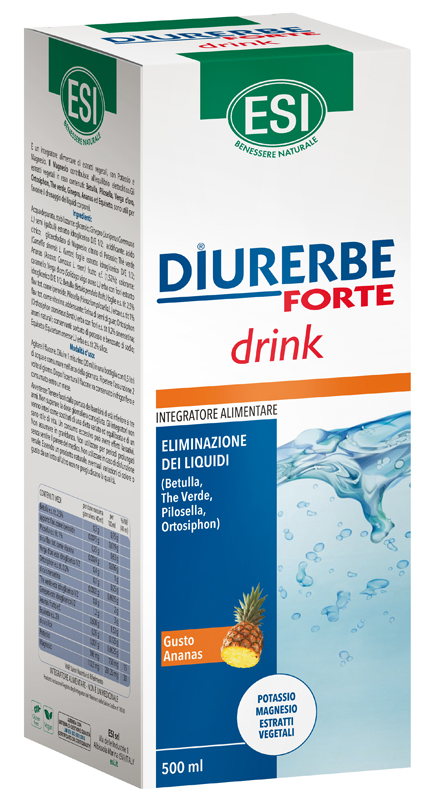 ESI DIURERBE FORTE DRINK ANANAS 500 ML - Angeli Pharm