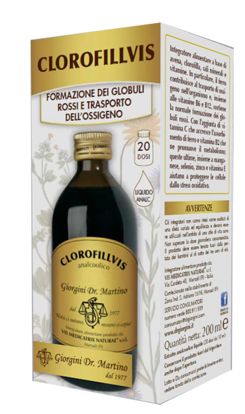 CLOROFILLVIS LIQUIDO ANALCOLICO 200 ML - Angeli Pharm