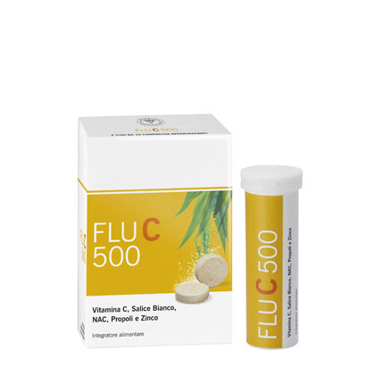 LFP FLU C 500 20 COMPRESSE EFFERVESCENTI - Angeli Pharm