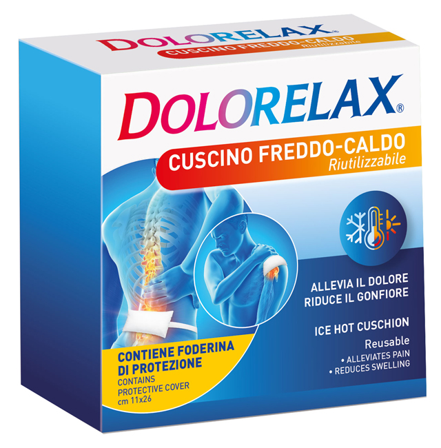 DOLORELAX ICE HOT CUSCINO RIUTILIZZABILE 11X26 CM 2 PEZZI - Angeli Pharm