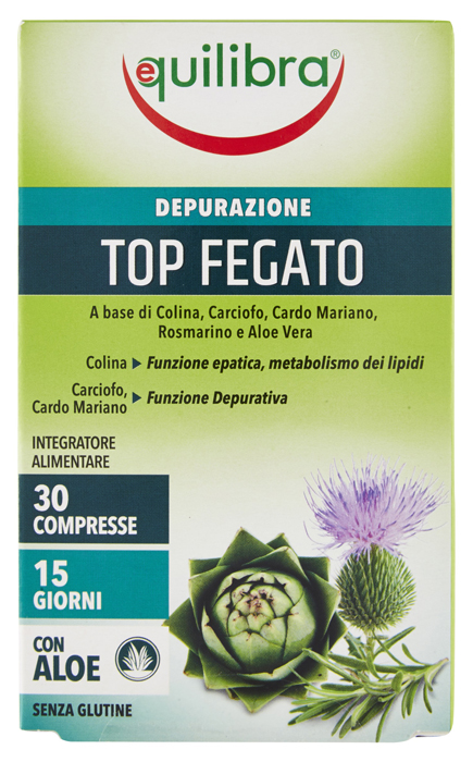 TOP FEGATO CON ALOE 30 COMPRESSE - Angeli Pharm