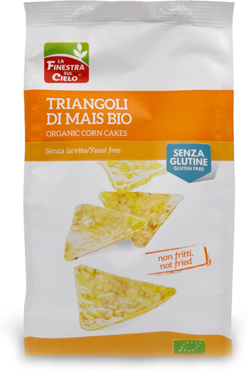 FSC TRIANGOLI DI MAIS BIO SENZA LIEVITO 100 G - Angeli Pharm
