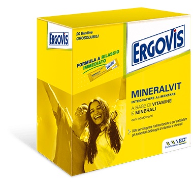 ERGOVIS MINERALVIT 20 BUSTE OROSOLUBILI 30 G - Angeli Pharm