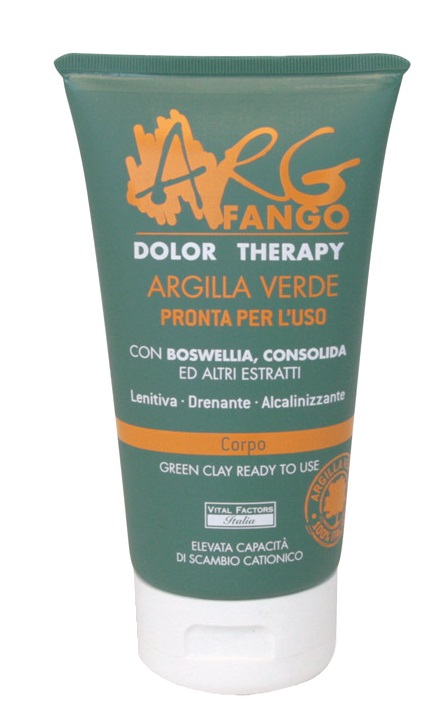 ARGFANGO DOLOR THERAPY ARGILLA VERDE PRONTA PER L'USO PER CORPO 150 ML - Angeli Pharm