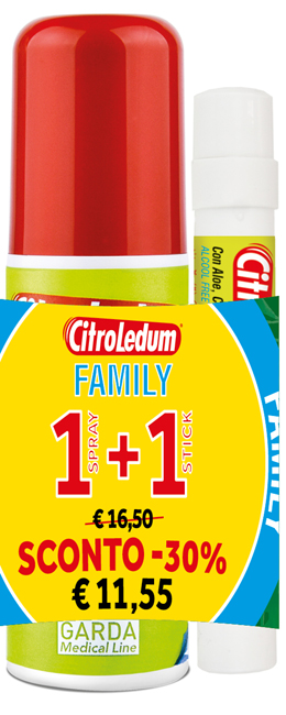 CITROLEDUM FAMILY KIT SPRAY 75 ML + STICK 10 ML - Angeli Pharm