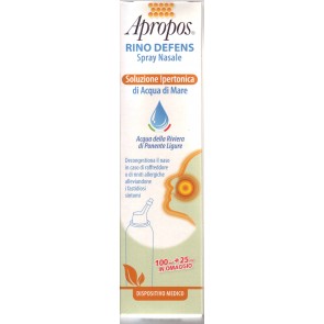APROPOS RINO DEFENS SOLUZIONE IPERTONICA 125 ML - Angeli Pharm