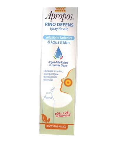 APROPOS RINO DEFENS SOLUZIONE ISOTONICA 125 ML - Angeli Pharm