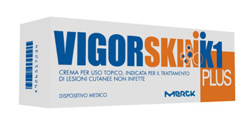 VIGORSKIN K1 PLUS CREMA PER LESIONI CUTANEE NON INFETTE 100 ML - Angeli Pharm