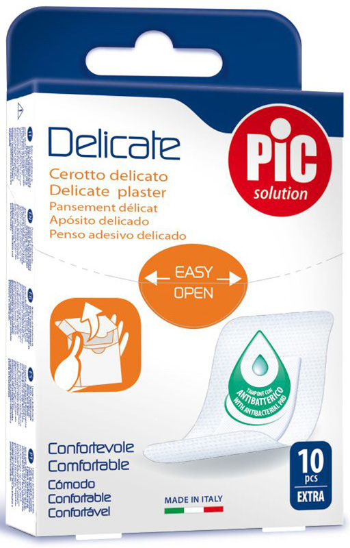 CEROTTO PIC DELICATE EXTRA ANTIBATTERICO 10 PEZZI - Angeli Pharm