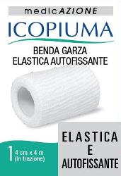 ICOPIUMA BENDA GARZA ELASTICA AUTOFISSANTE CM 4X4 MT - Angeli Pharm