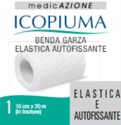 ICOPIUMA BENDA GARZA ELASTICA AUTOFISSANTE CM 10X20 MT - Angeli Pharm