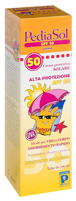 PEDIASOL SPF 50 CREMA SOLARE 100 ML - Angeli Pharm