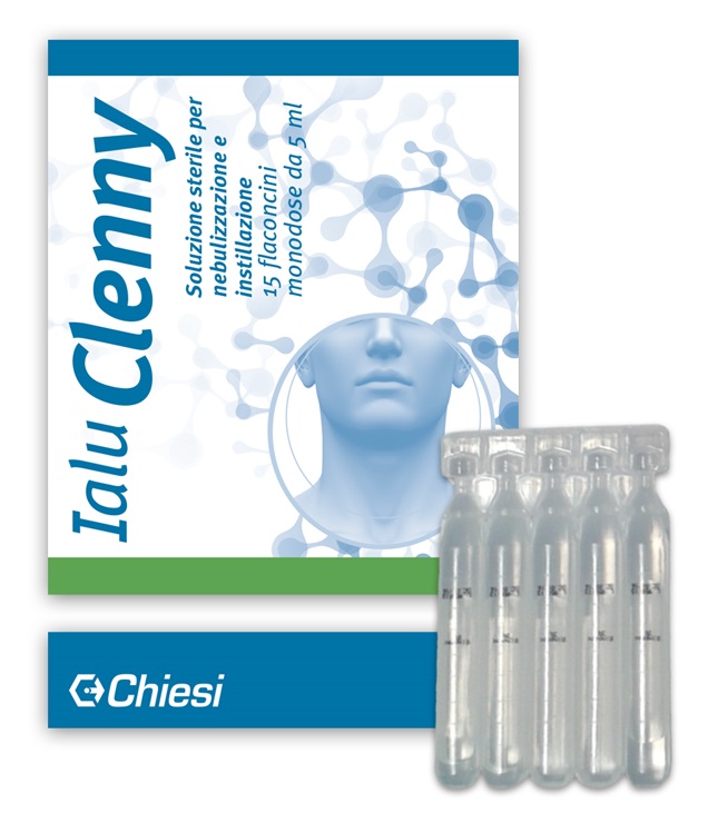IALU CLENNY 15 FLACONCINI 5 ML SOLUZIONE STERILE PER NEBULIZZAZIONE E INSTILLAZIONE CON ACIDO IALURONICO - Angeli Pharm