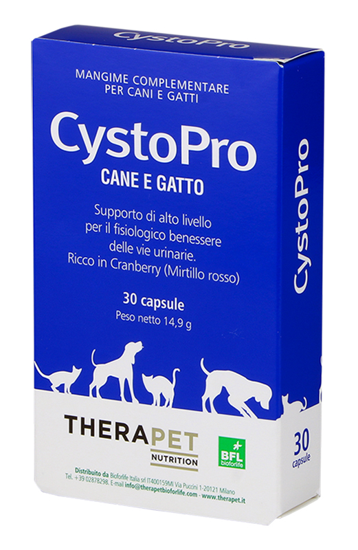 CYSTOPRO THERAPET 30 CAPSULE - Angeli Pharm