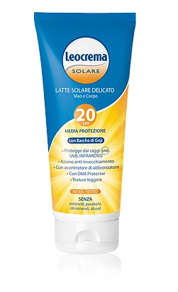 LEOCREMA SOLARE GOJY SPF20 200 ML - Angeli Pharm