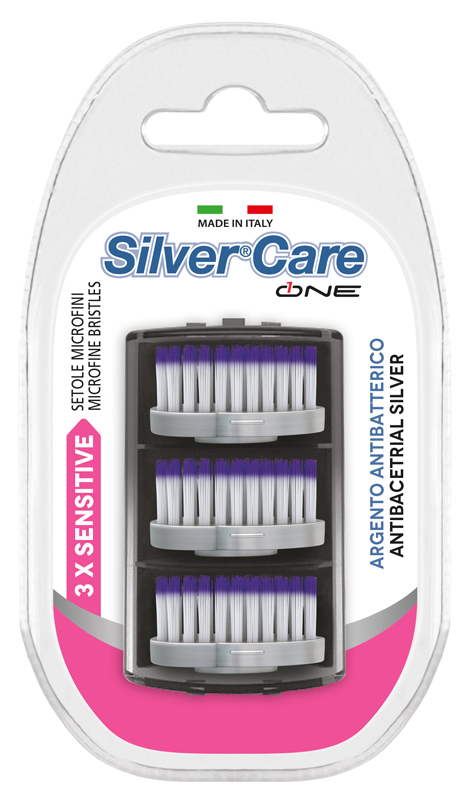 SILVER CARE ONE RICAMBI SENSITIVE 3 PEZZI - Angeli Pharm