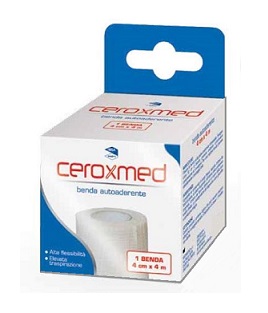 BENDA ELASTICA AUTOADERENTE CEROXMED 4 X 400 CM 1 PEZZO - Angeli Pharm