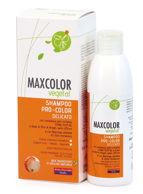 MAXCOLOR VEGETAL SHAMPOO PROTETTIVO PROCOLOR 200 ML - Angeli Pharm