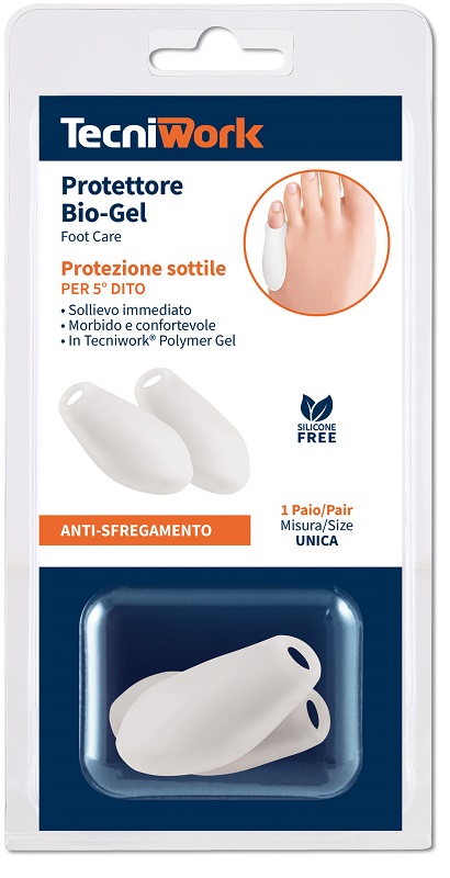 BIOGEL PROTEZIONE SOTTILE PER MIGNOLO MISURA UNIVERSALE 1 PAIO - Angeli Pharm