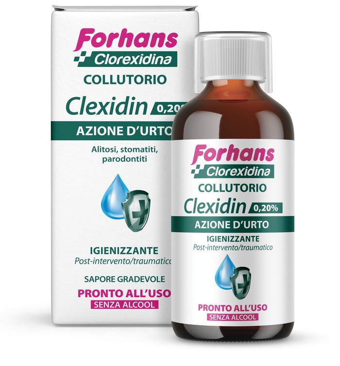 FORHANS CLEXIDIN 0,20 SENZA ALCOOL 200 ML - Angeli Pharm
