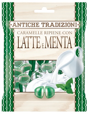 ANTICHE TRADIZIONI CARAMELLE LATTE E MENTA 60 G - Angeli Pharm