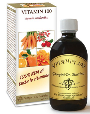 VITAMIN 100 LIQUIDO ANALCOLICO 500 ML - Angeli Pharm