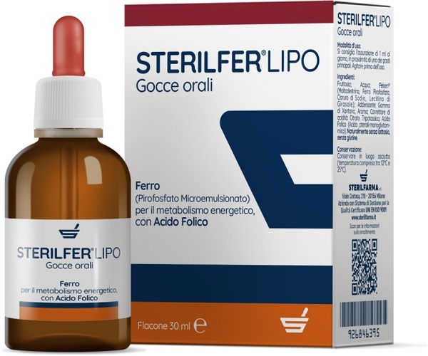 STERILFER LIPO GOCCE 30 ML - Angeli Pharm