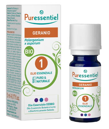 PURESSENTIEL GERANIO OLIO ESSENZIALE BIO 5 ML - Angeli Pharm