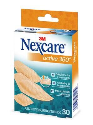 CEROTTO NEXCARE ACTIVE 360 GRADI 30 PEZZI ASSORTITI - Angeli Pharm