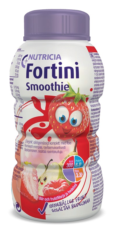 FORTINI SMOOTHIE MULTI FIBRE GUSTO FRUTTI ROSSI 200 ML - Angeli Pharm