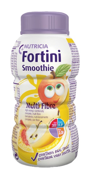 FORTINI SMOOTHIE MULTI FIBRE GUSTO FRUTTI GIALLI 200 ML - Angeli Pharm