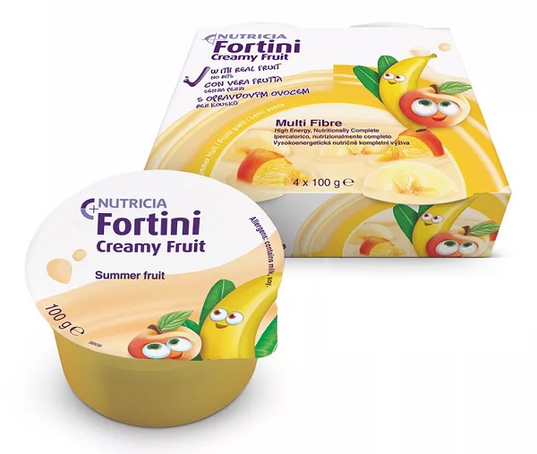 FORTINI CREAMY FRUIT MULTI FIBRE FRUTTI GIALLI 4X100 G - Angeli Pharm