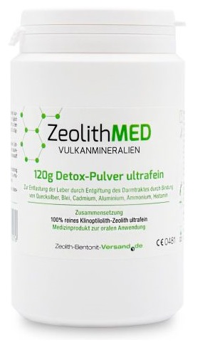 ZEOLITHMED MINERALI VULCANICI DETOX POLVERE ULTRAFINE 120 G - Angeli Pharm