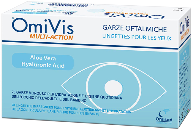 GARZE OFTALMICHE OMIVIS 20 PEZZI - Angeli Pharm