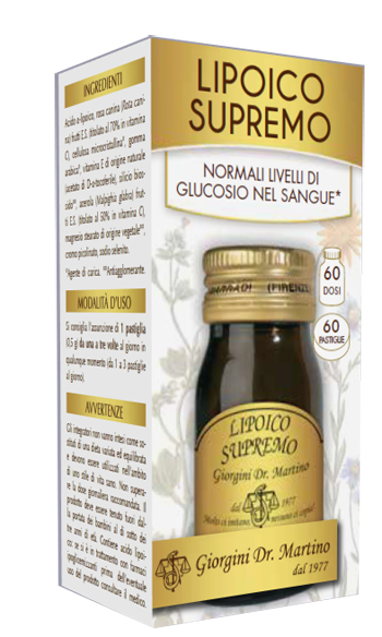 LIPOICO SUPREMO 60 PASTIGLIE - Angeli Pharm