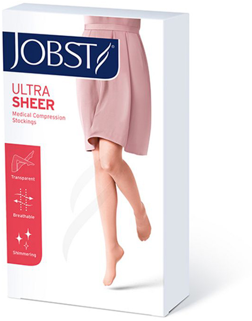 CALZA COMPRESSIVA JOBST ULTRASHEER 5-10MMHG COLLANT NATURAL 5 - Angeli Pharm