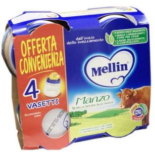 MELLIN OMOGENEIZZATO MANZO 4X80 G - Angeli Pharm