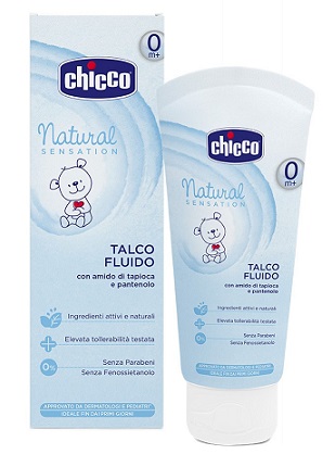 CHICCO TALCO FLUIDO NATURAL SENSATION 100 ML - Angeli Pharm