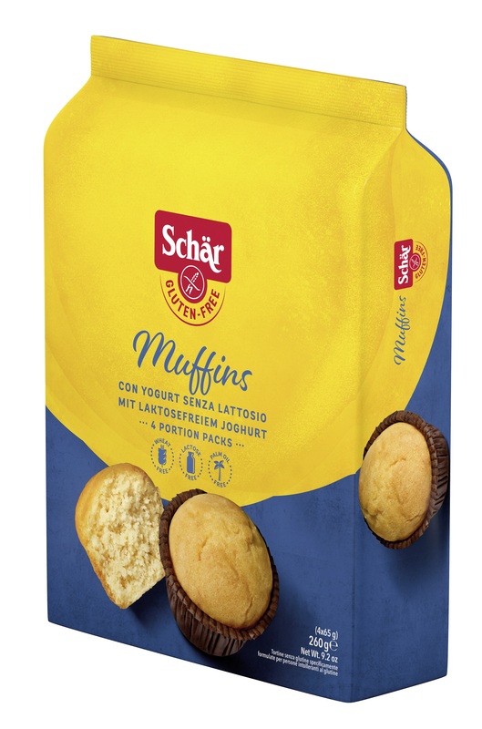 SCHAR MUFFINS SENZA LATTOSIO 4 PORZIONI DA 65 G - Angeli Pharm